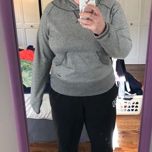 Grey Patagonia women’s hoodie